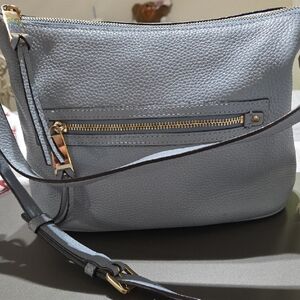 Michael Kors Light Gray Crossbody Bag